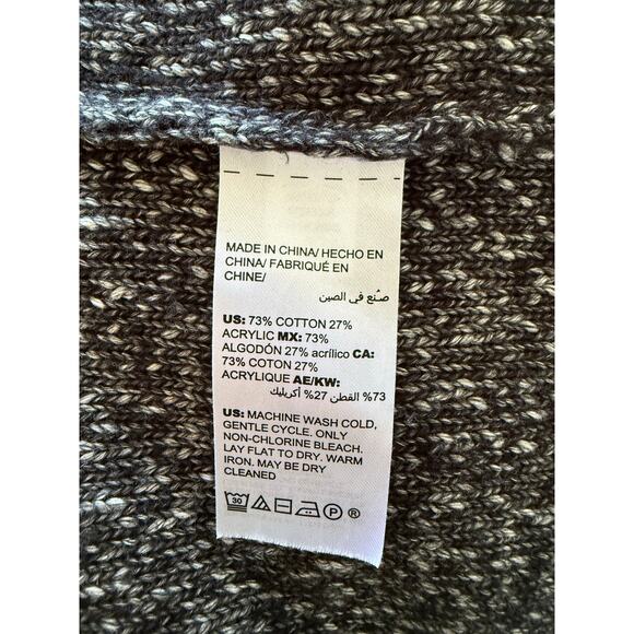 Chicos Open Front Short Sleeve Cardigan Sweater, Size 1 (Medium) - Picture 4 of 4